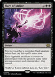 MODERN HORIZONS 3 - 95 FLARE OF MALICE - RARE BLACK (MH3)