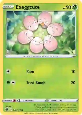 Pokemon TCG - BRILLIANT STARS - 001/172 - EXEGGCUTE - Common