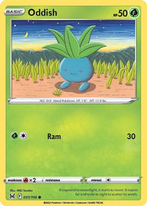 Pokemon TCG - LOST ORIGIN - 001/196 - ODDISH - Common