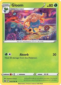 Pokemon TCG - LOST ORIGIN - 002/196 - GLOOM - Uncommon