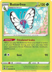 Pokemon TCG - FUSION STRIKE - 003/264 - BUTTERFREE - Holographic - Rare