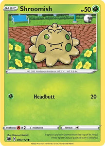 Pokemon TCG - BRILLIANT STARS - 003/172 - SHROOMISH - Common