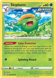 Pokemon TCG - EVOLVING SKIES - 003/203 - SKIPLOOM - Reverse Holo - Uncommon