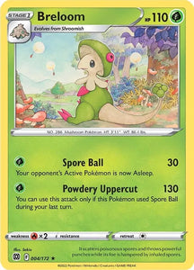 Pokemon TCG - BRILLIANT STARS - 004/172 - BRELOOM - Rare