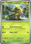 Pokemon TCG - SCARLET & VIOLET - 007/198 - TROPIUS - Reverse Holo - Common