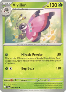 Pokemon TCG - SCARLET & VIOLET - 010/198 - VIVILLON - Uncommon