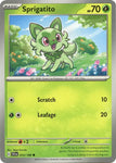 Pokemon TCG - SCARLET & VIOLET - 013/198 - SPRIGATITO - Common