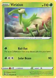 Pokemon TCG - FUSION STRIKE - 015/264 - VIRIZION - Rare