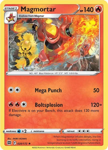 Pokemon TCG - BRILLIANT STARS - 020/172 - MAGMORTAR - Rare