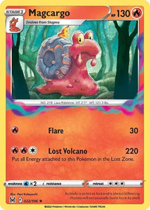 Pokemon TCG - LOST ORIGIN - 022/196 - MAGCARGO - Rare