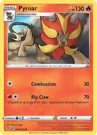 Pokemon TCG - EVOLVING SKIES - 023/203 - PYROAR - Uncommon