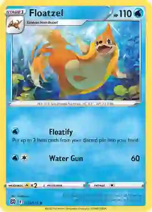 Pokemon TCG - BRILLIANT STARS - 039/172 - FLOATZEL - Uncommon