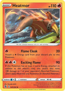 Pokemon TCG - FUSION STRIKE - 041/264 - HEATMOR - Uncommon