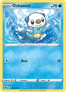 Pokemon TCG - ASTRAL RADIANCE - 041/189 - OSHAWOTT - Common