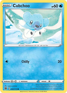 Pokemon TCG - BRILLIANT STARS - 042/172 - CUBCHOO - Common