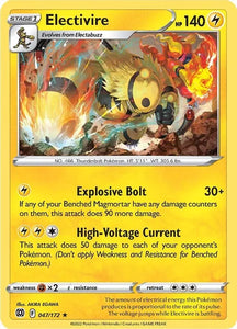 Pokemon TCG - BRILLIANT STARS - 047/172 - ELECTIVIRE - Rare