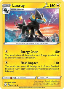 Pokemon TCG - BRILLIANT STARS - 051/172 - LUXRAY - Rare