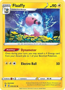 Pokemon TCG - EVOLVING SKIES - 055/203 - FLAAFY - Uncommon