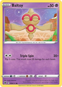 Pokemon TCG - BRILLIANT STARS - 058/172 - BALTOY - Common