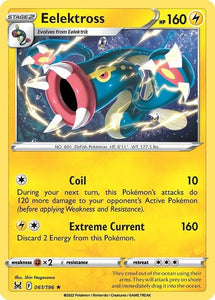 Pokemon TCG - LOST ORIGIN - 061/196 - EELEKTROSS - Rare