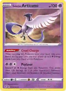 Pokemon TCG - EVOLVING SKIES - 063/203 - GALARIAN ARTICUNO - Reverse Holo - Rare