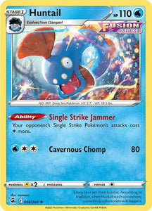 Pokemon TCG - FUSION STRIKE - 066/264 - HUNTAIL - Rare