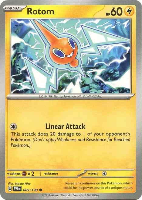 Pokemon TCG - SCARLET & VIOLET - 069/198 - ROTOM - Common