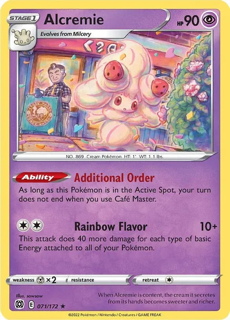 Pokemon TCG - BRILLIANT STARS - 071/172 - ALCREMIE - Rare