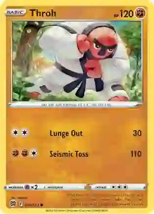 Pokemon TCG - BRILLIANT STARS - 080/172 - THROH - Common