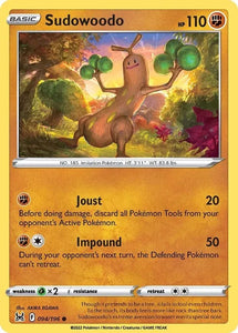 Pokemon TCG - LOST ORIGINS - 094/196 - SUDOWOODO - Common