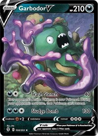 Pokemon TCG 1 x GARBODOR V 100/203 Evolving Skies Ultra Rare