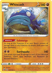 Pokemon TCG - REBEL CLASH - 100/192 - WHISCASH - Rare