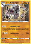 Pokemon TCG - REBEL CLASH - 102/192 - GALARIAN RUNERIGUS - Rare