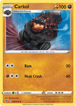 Pokemon TCG - REBEL CLASH - 106/192 - CARKOL - Reverse Holo - Uncommon