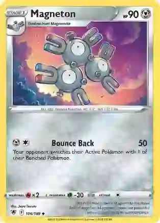 Pokemon TCG - ASTRAL RADIANCE - 106/189 - MAGNETON - UNCOMMON