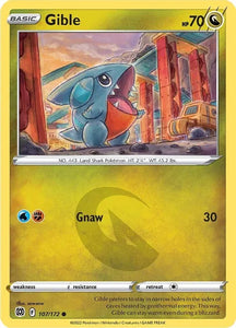 Pokemon TCG - BRILLIANT STARS - 107/192 - GIBLE - Common