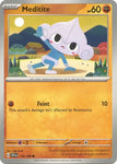 Pokemon TCG - SCARLET & VIOLET - 110/198 - MEDITITE - Common