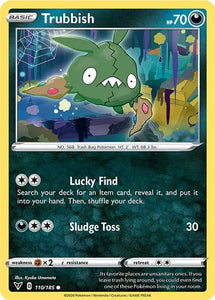 Pokemon TCG - VIVID VOLTAGE - 110/185 - TRUBBISH - Reverse Holo - Common