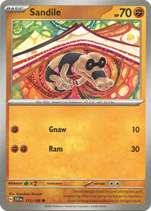 Pokemon TCG - SCARLET & VIOLET - 115/198 - SANDILE - Common