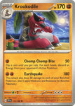 Pokemon TCG - SCARLET & VIOLET - 117/198 - KROOKODILE - Reverse Holo - Rare