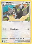 Pokemon TCG - BRILLIANT STARS - 118/172 - STARAVIA - Reverse Holo - Uncommon