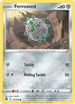 Pokemon TCG - SILVER TEMPEST - 121/195 - FERROSEED - Reverse Holo - Common