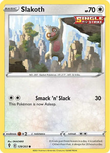 Pokemon TCG - EVOLVING SKIES - 129/203 - SLAKOTH - Common