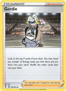 Pokemon TCG - EVOLVING SKIES - 149/203 - GORDIE - Trainer