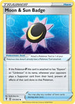 Pokemon TCG - EVOLVING SKIES - 151/203 - MOON & SUN BADGE - Reverse Holo - Trainer