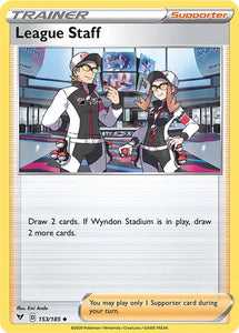 Pokemon TCG - VIVID VOLTAGE - 153/185 - LEAGUE STAFF - Trainer