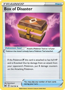 Pokemon TCG - LOST ORIGIN - 154/196 - BOX OF DISASTER - Trainer