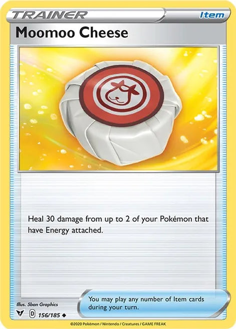 Pokemon TCG - VIVID VOLTAGE - 156/185 - MOOMOO CHEESE - Trainer