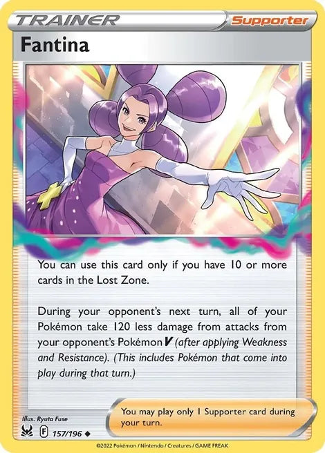 Pokemon TCG - LOST ORIGIN - 157/196 - FANTINA - Trainer