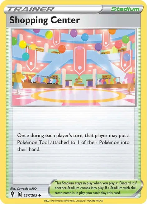 Pokemon TCG - EVOLVING SKIES - 157/203 - SHOPPING CENTER - Trainer